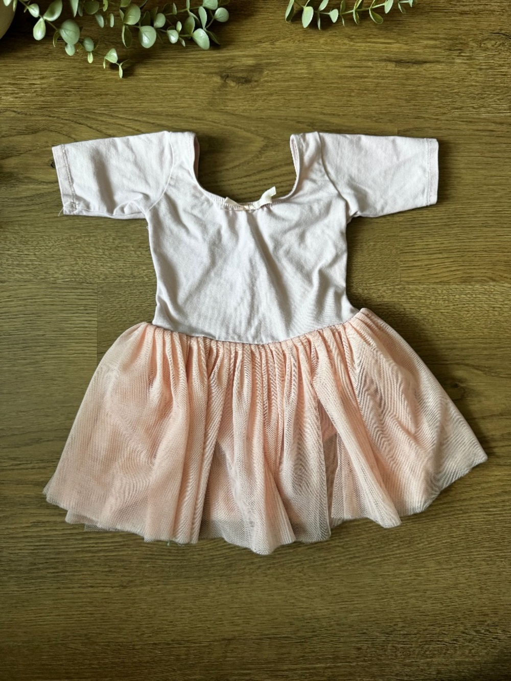 Girls Pink Ballet Dress Tutu Dance Leotard with Tulle Skirt Size XXS